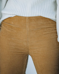 Sophie High Rise Bell Bottom Corduroy Pants - Camel - FINAL SALE Ins Street