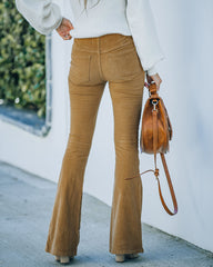 Sophie High Rise Bell Bottom Corduroy Pants - Camel - FINAL SALE Ins Street