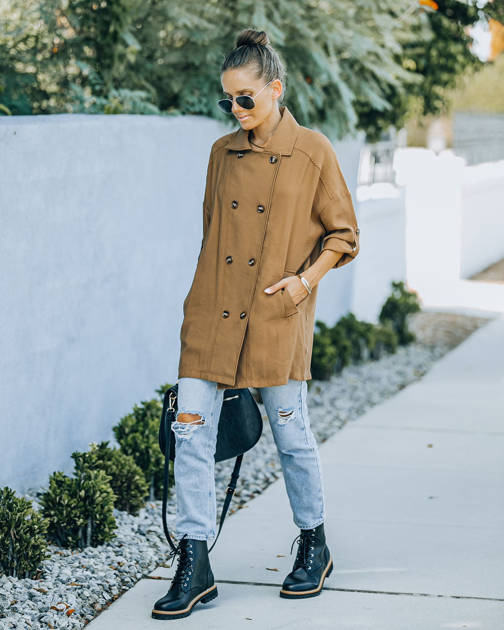 Karmen Pocketed Lightweight Trench Coat - FINAL SALE Ins Street