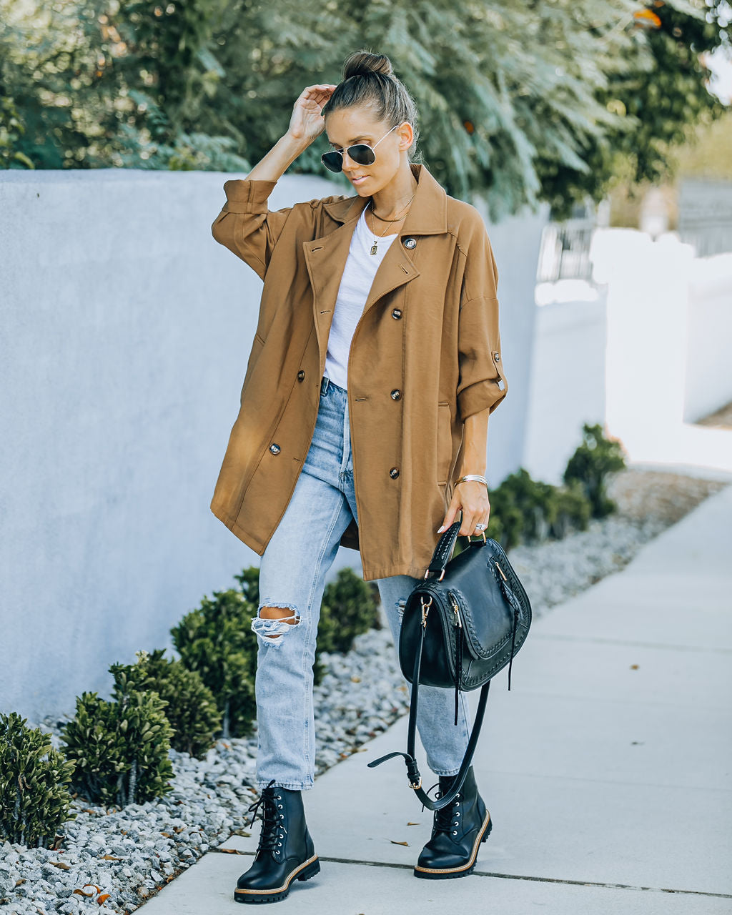 Karmen Pocketed Lightweight Trench Coat - FINAL SALE Ins Street