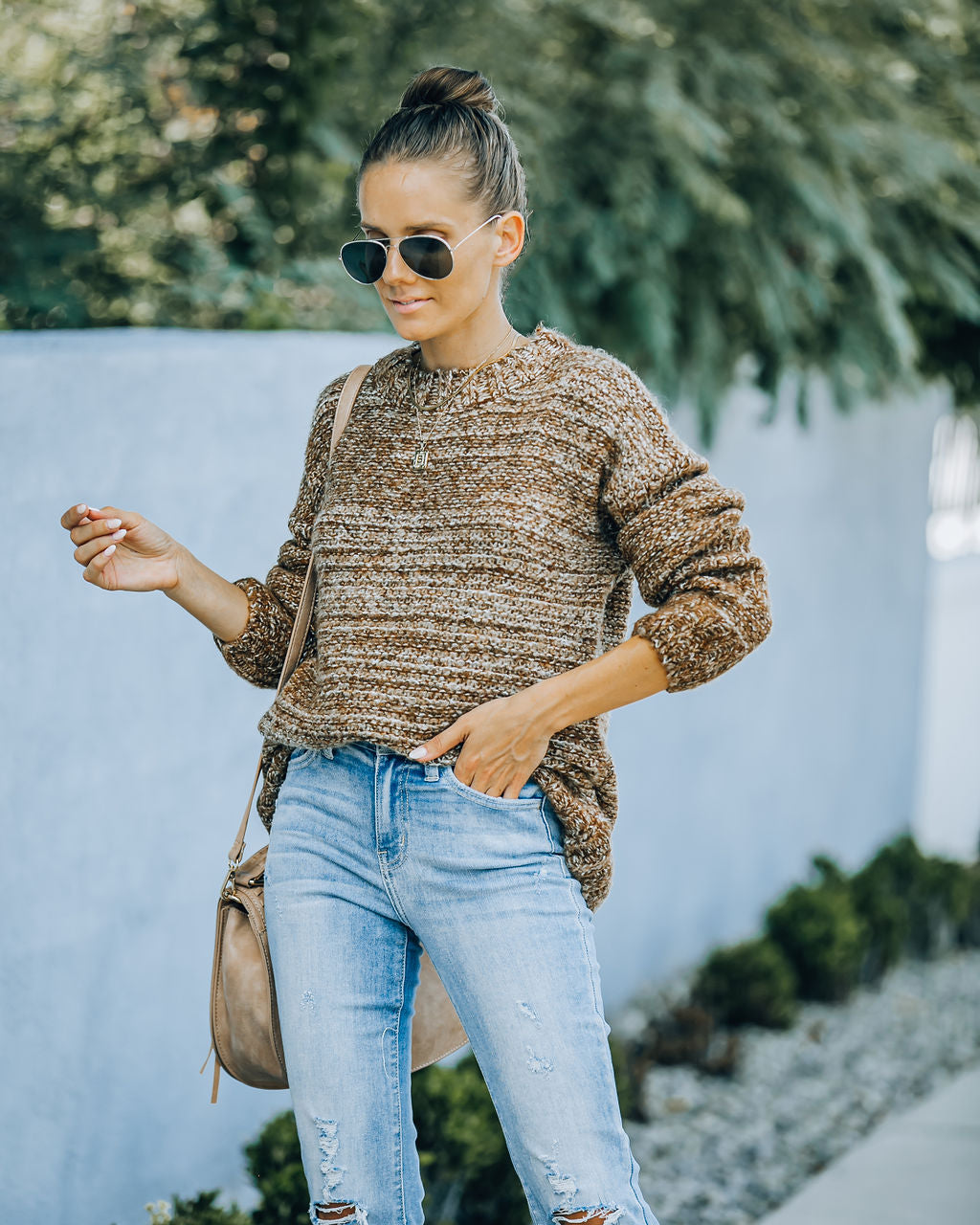 Nicoletta Knit Sweater Ins Street