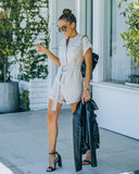 Bryana Belted Utility Romper - Taupe - FINAL SALE Ins Street