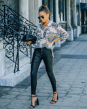 Selah Printed Button Down Blouse Ins Street