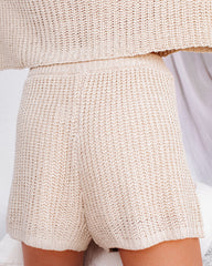 Fresca Drawstring Knit Shorts Ins Street