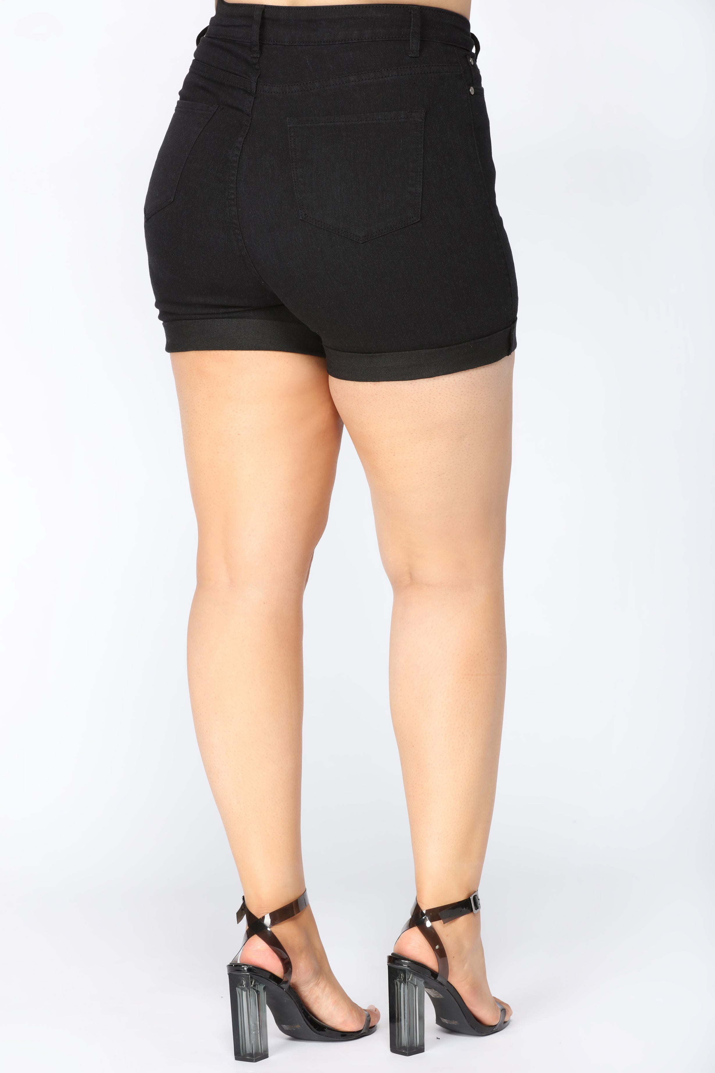 Madelyn Denim Shorts - Black – InsStreet