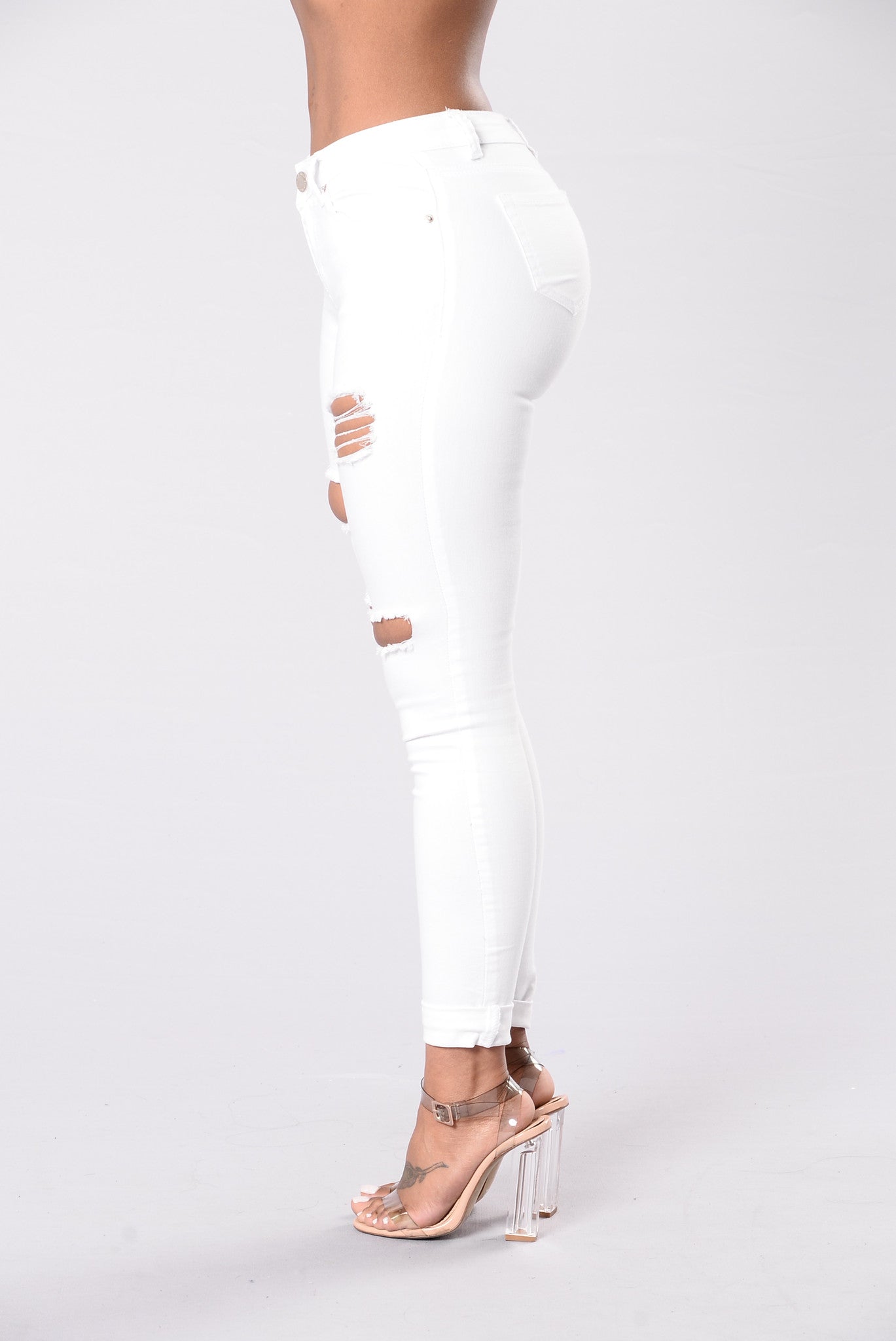 Lifestyle Jeans - White – InsStreet