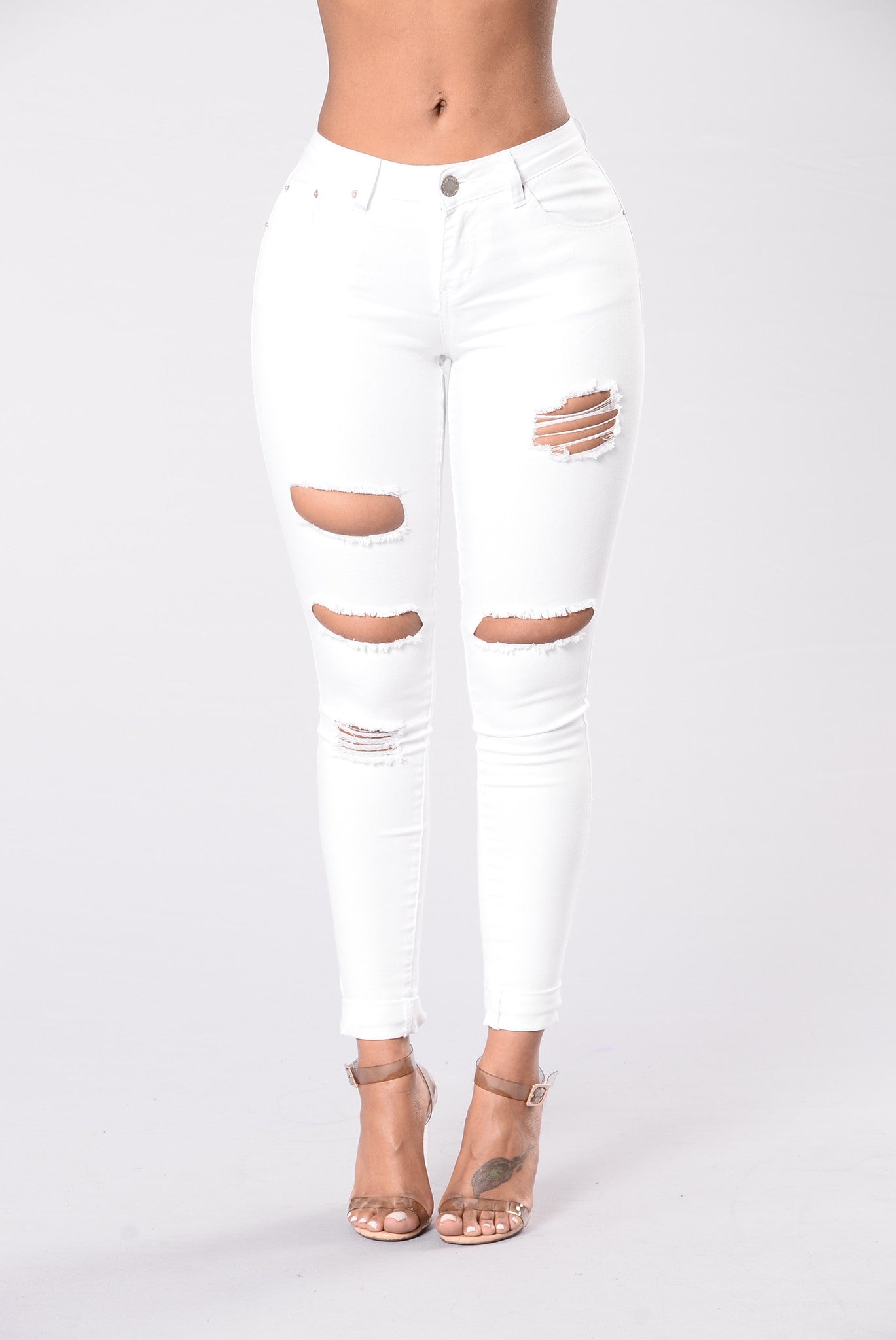 Lifestyle Jeans - White Ins Street