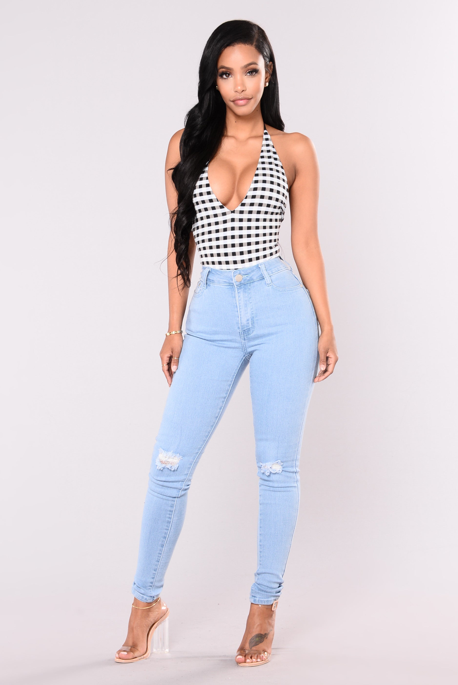 Do My Dance High Waist Jeans - Light Ins Street