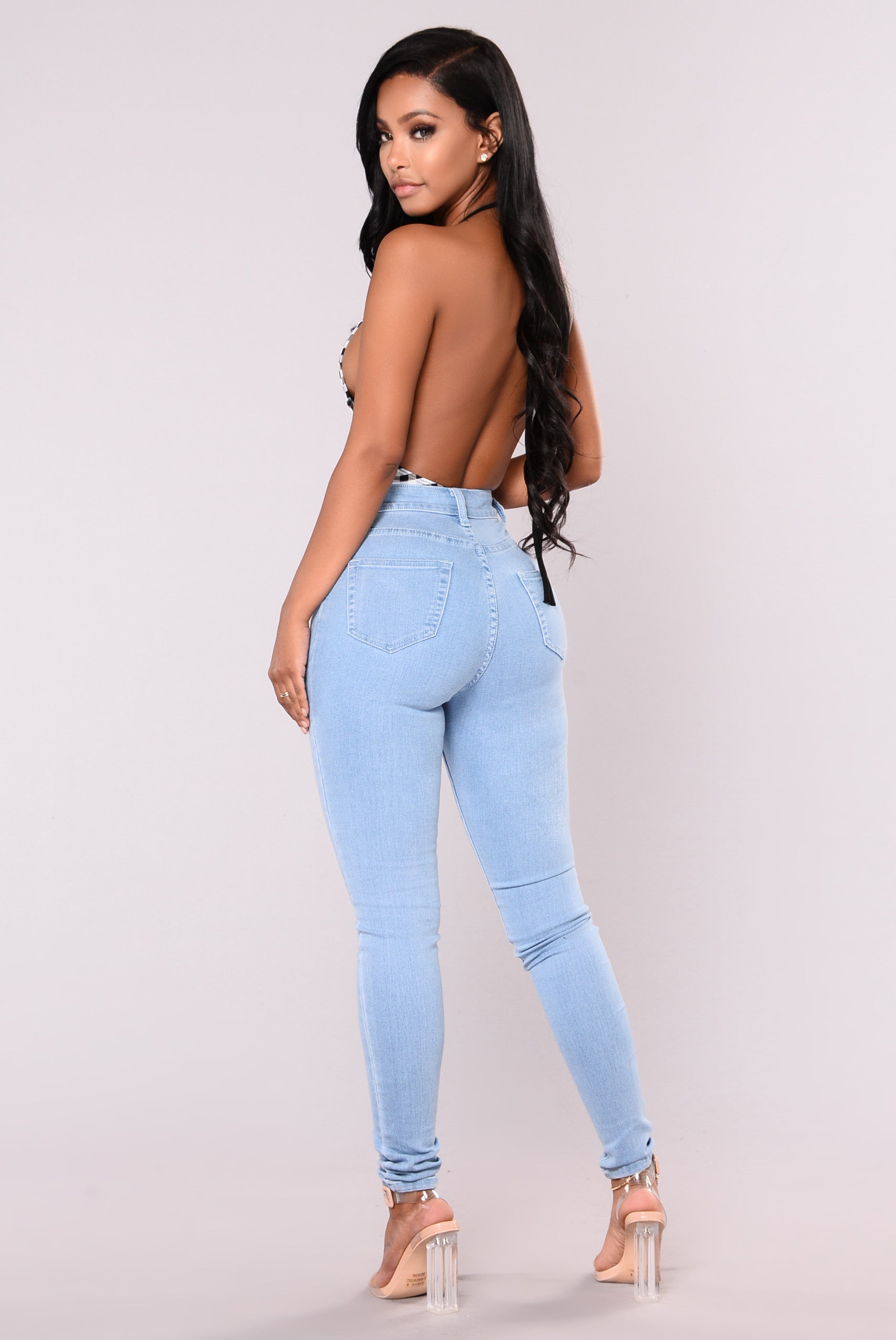 Do My Dance High Waist Jeans - Light Ins Street