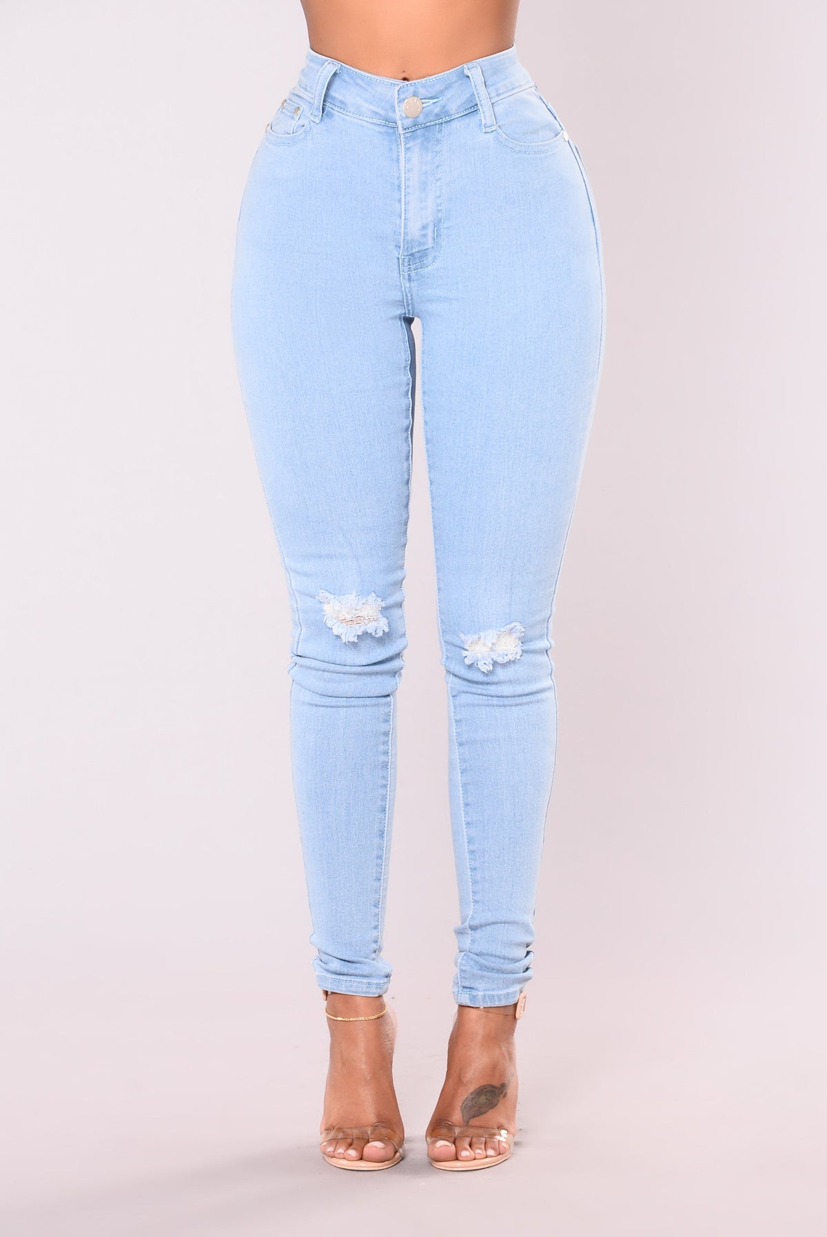 Do My Dance High Waist Jeans - Light Ins Street