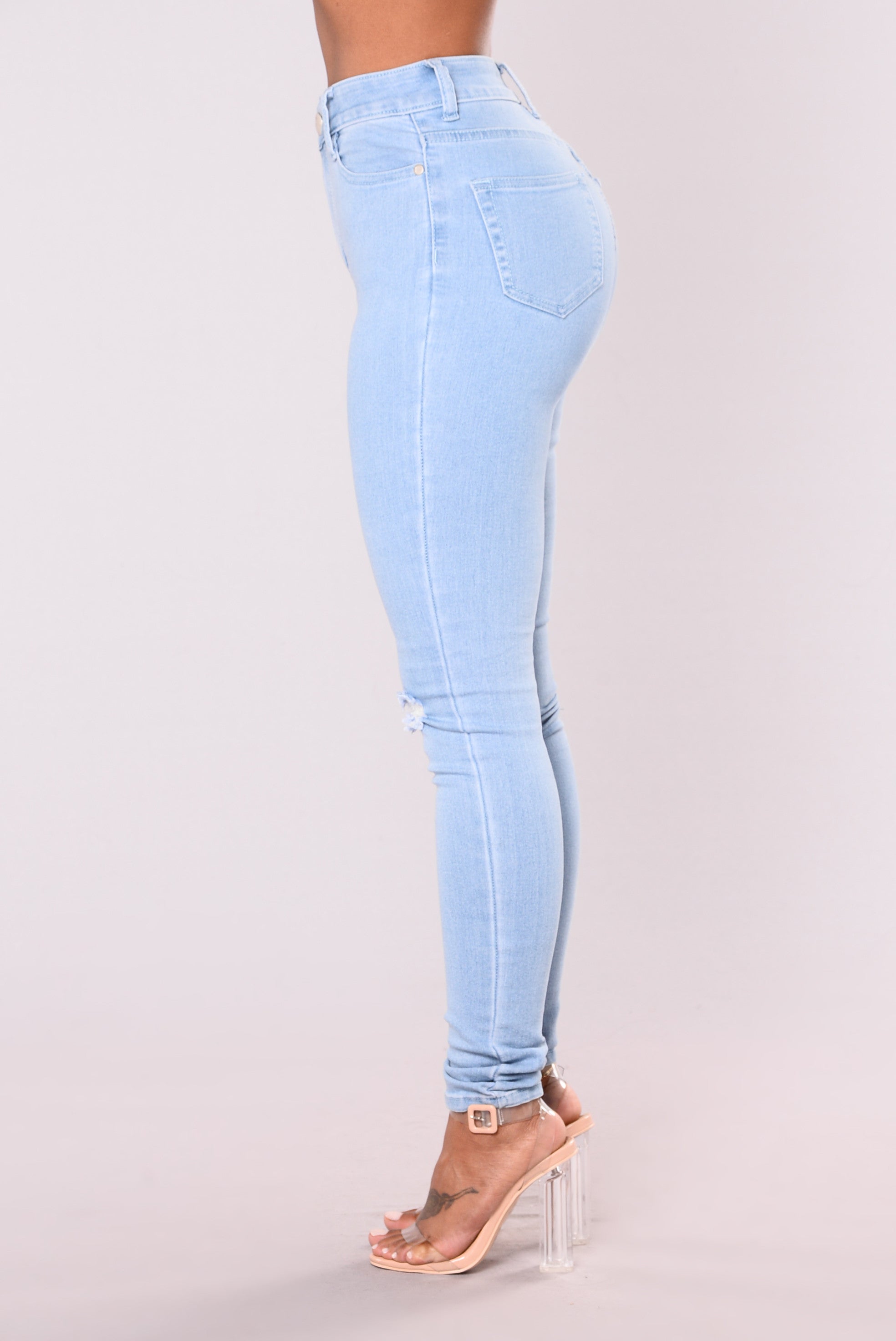 Do My Dance High Waist Jeans - Light Ins Street