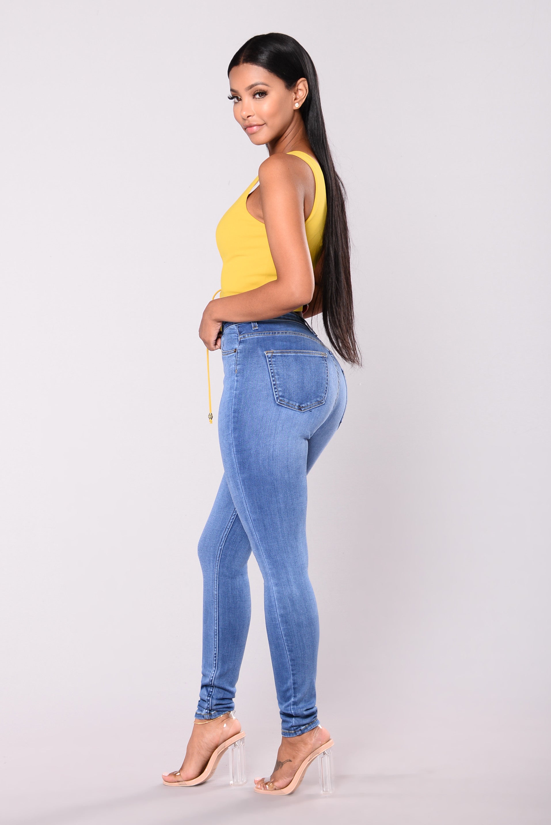 Precious Fit High Waisted Jean - Medium Ins Street