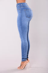 Precious Fit High Waisted Jean - Medium Ins Street