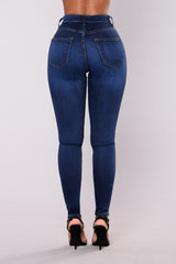 Precious Fit High Waisted Jean - Dark Ins Street