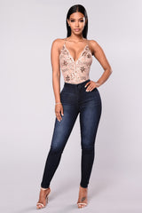A Girl Like Me Jeans - Dark Denim Ins Street