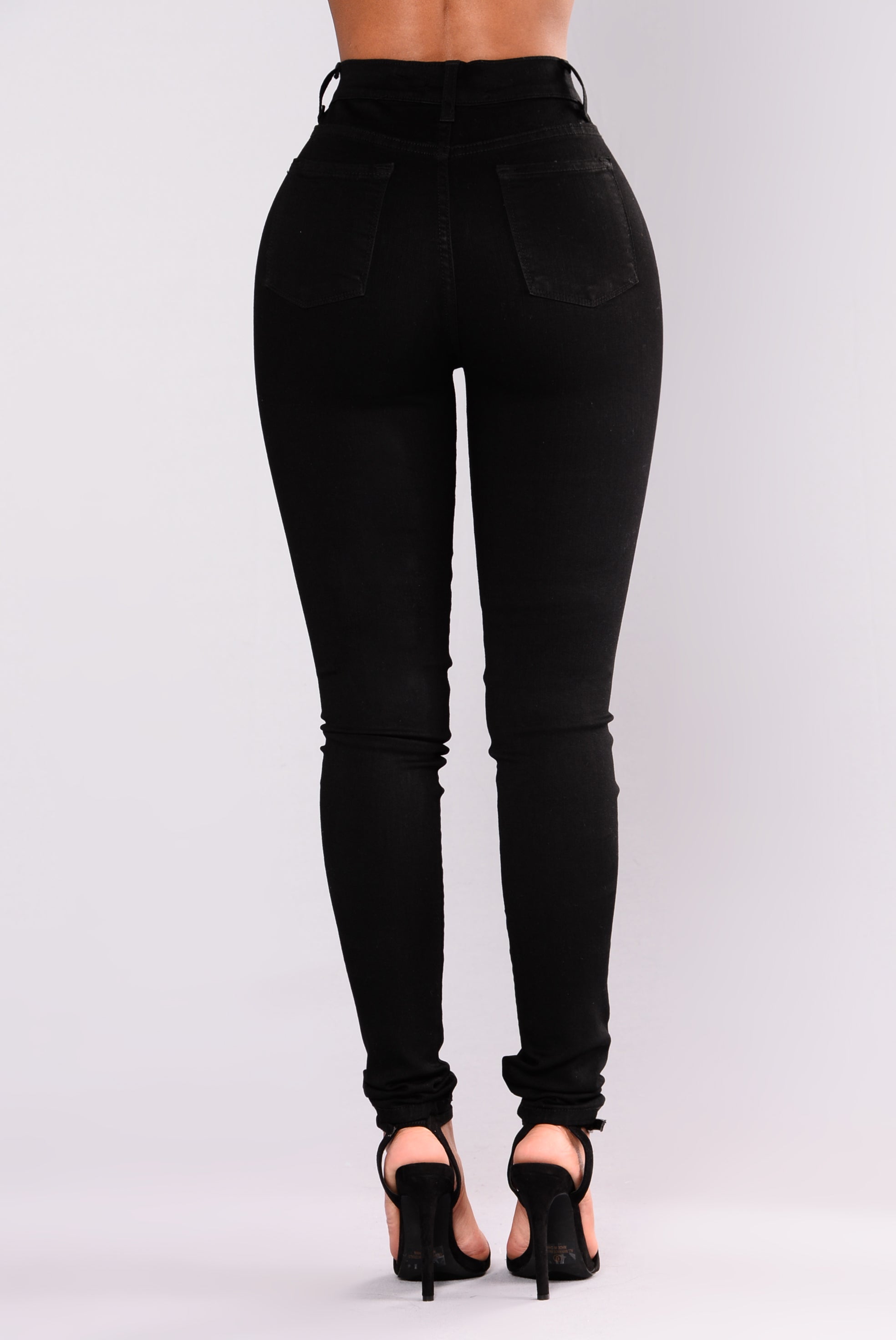 No Promises Distressed Skinny Jeans - Black – InsStreet