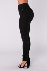 Kahula Skinny Jeans - Black Ins Street