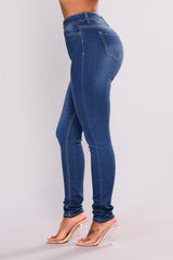 Guess Who Skinny Jeans - Medium Blue Wash Ins Street