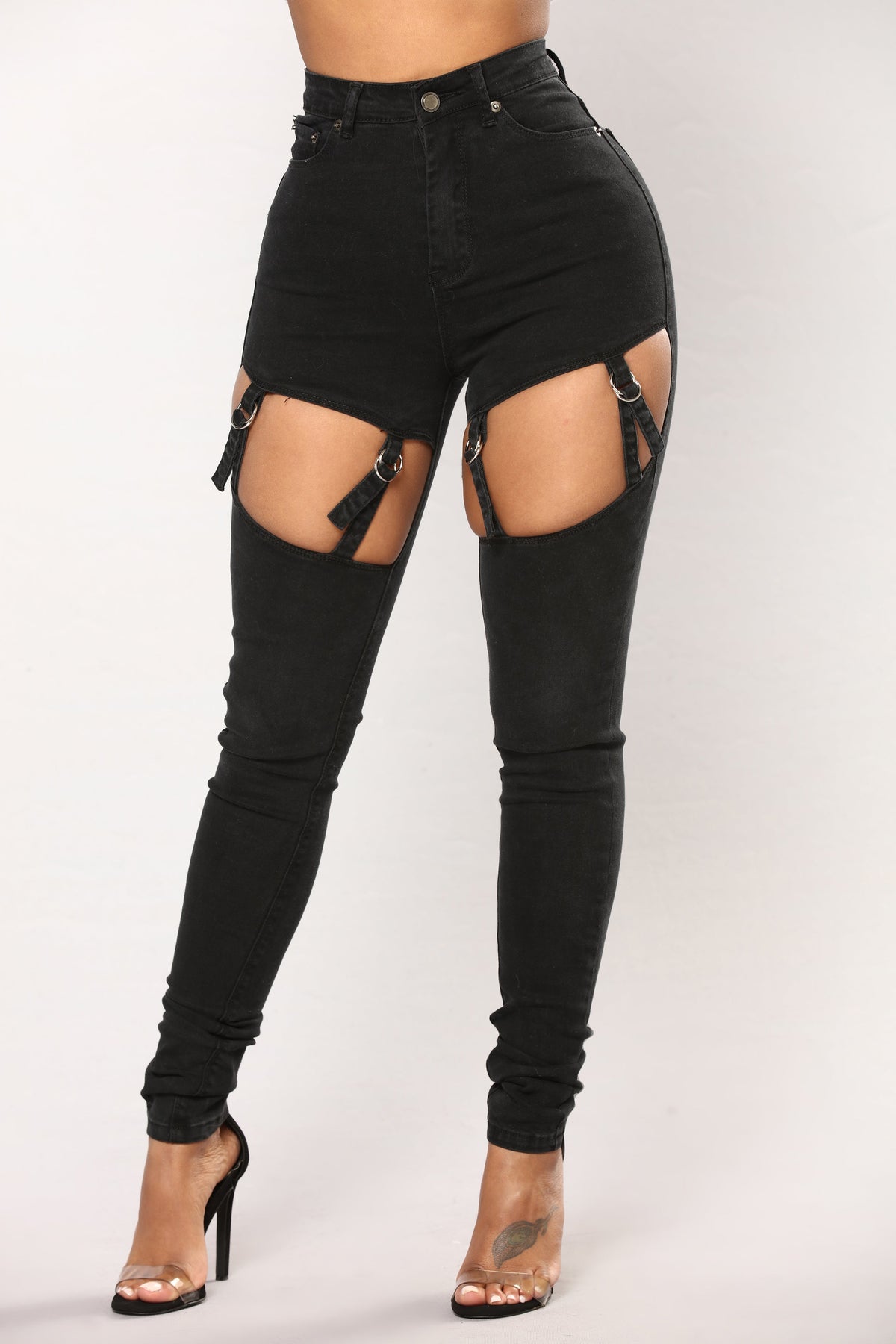 That's What's Up Skinny Jeans - Black Ins Street