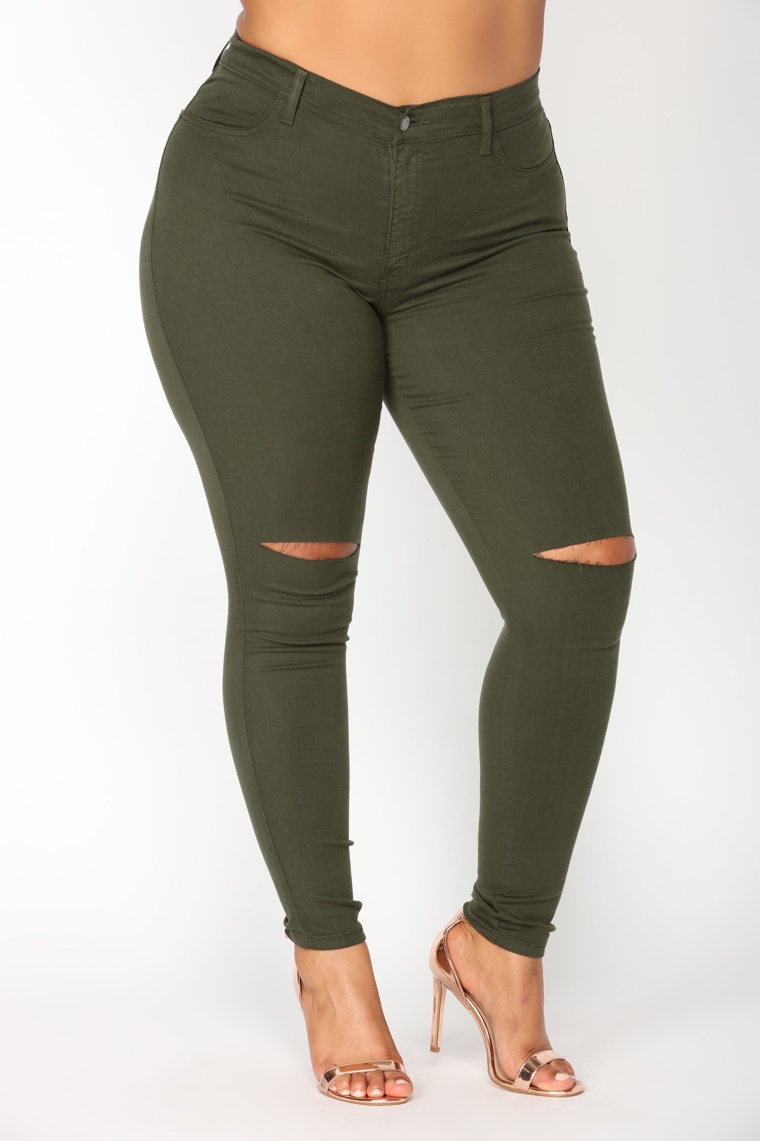 Canopy Jeans - Olive Ins Street