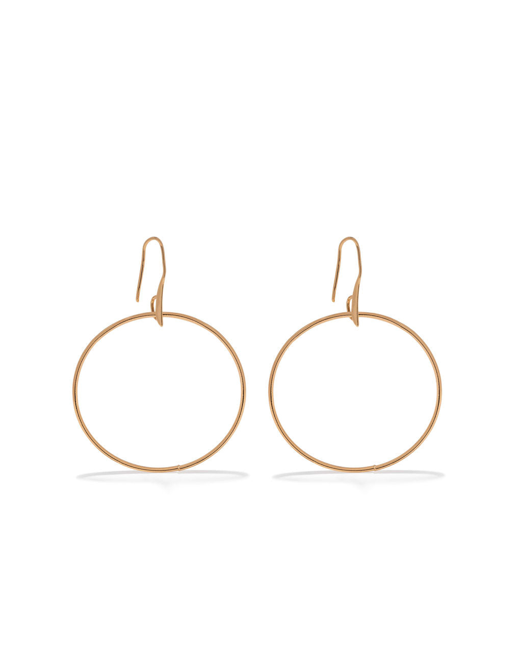 Flaunt Drop Hoops - Gold Ins Street