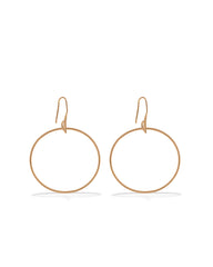 Flaunt Drop Hoops - Gold Ins Street