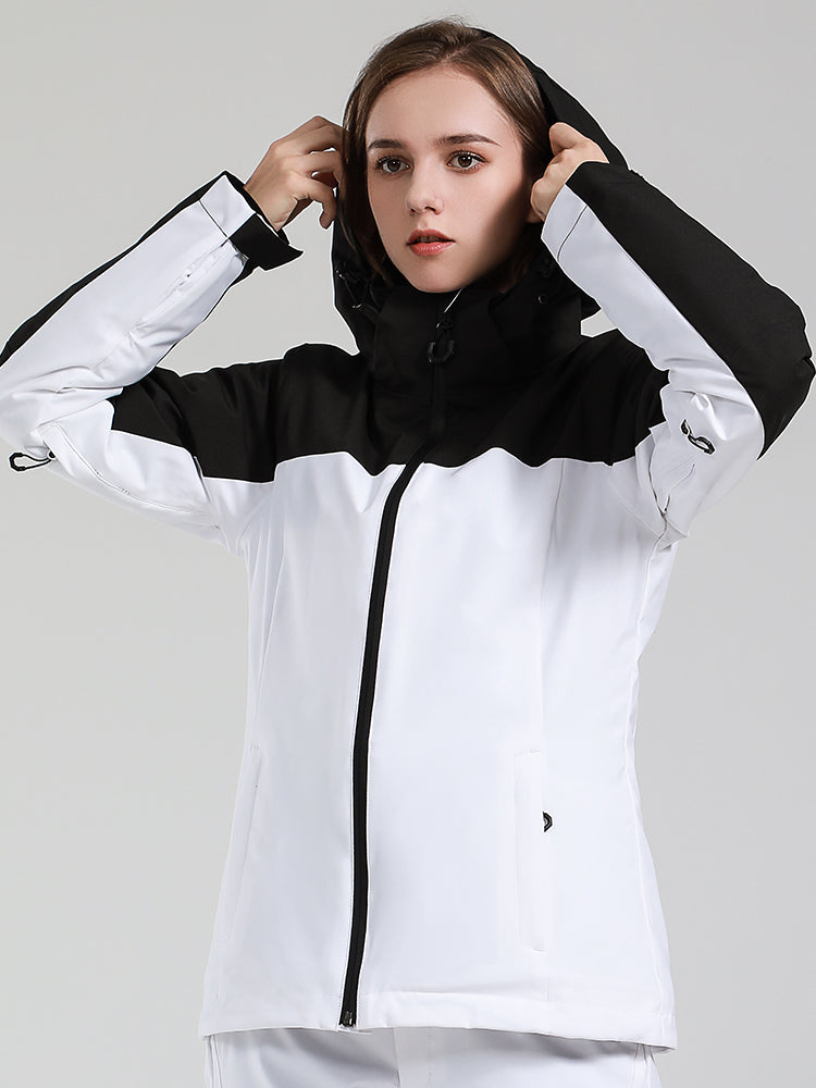 Back To Mountain Downhill Winter Hooded Ski Jacket Ins Street