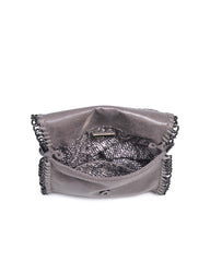 Gleam Chain Crossbody Bag - Gunmetal Ins Street