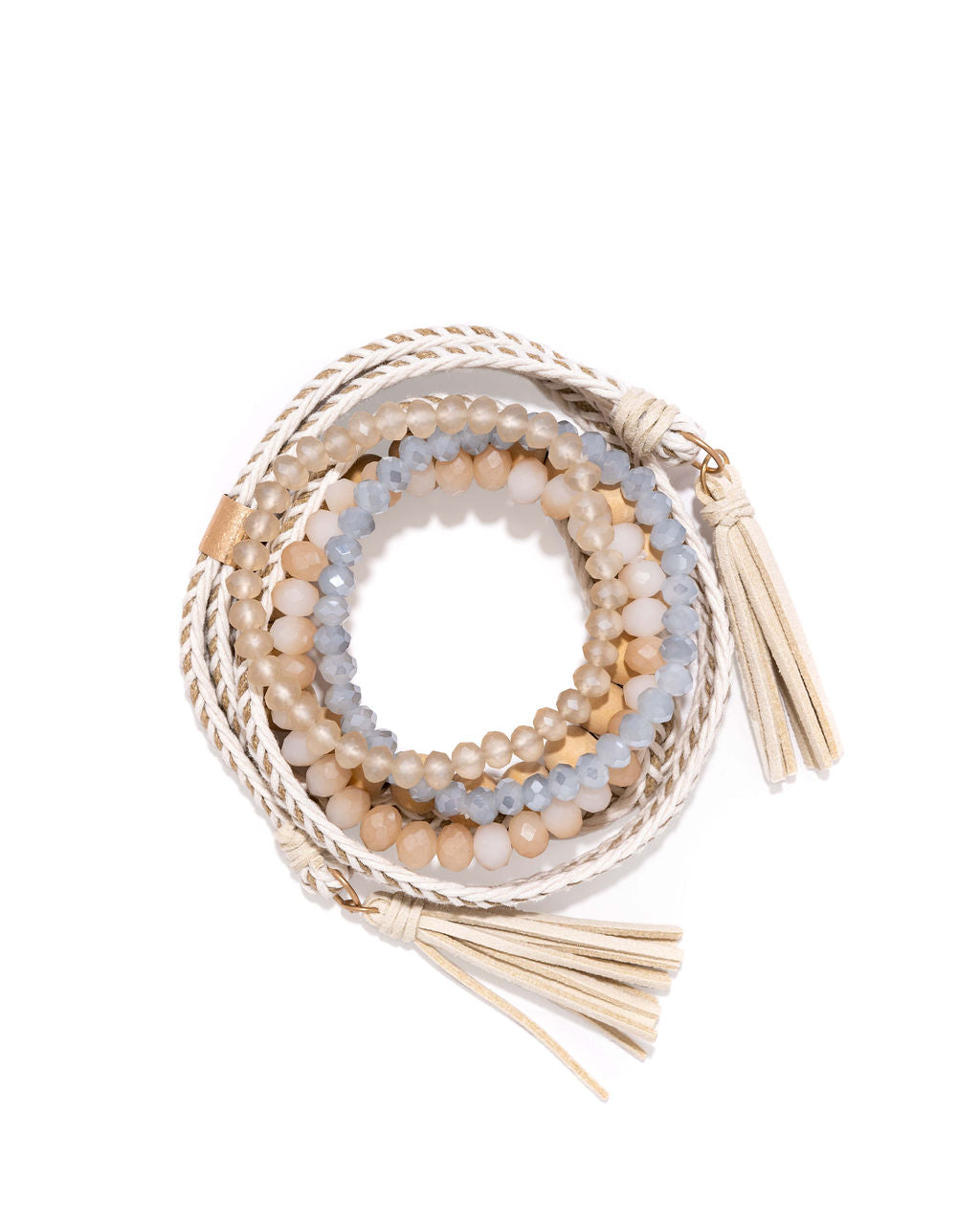 PREORDER - Hampton Beaded Bracelet Set - Natural Ins Street