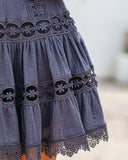 Happy Anywhere Cotton Crochet Mini Skirt - FINAL SALE Ins Street