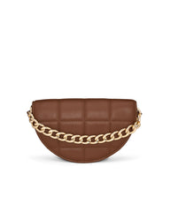 Holly Quilted Chain Crossbody Bag - Brown - FINAL SALE Ins Street