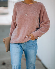 A Place To Call Home Chenille Dolman Sweater KOKO-001