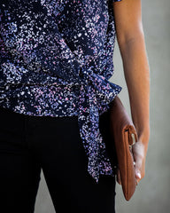 Marlowe Printed Wrap Blouse Ins Street