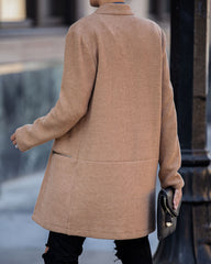 Catalog Pocketed Coat - Camel Ins Street