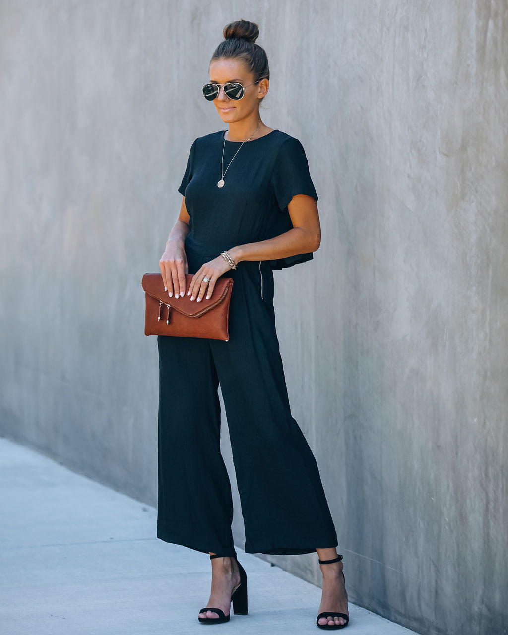 First Class Pocketed Jumpsuit - Black Ins Street