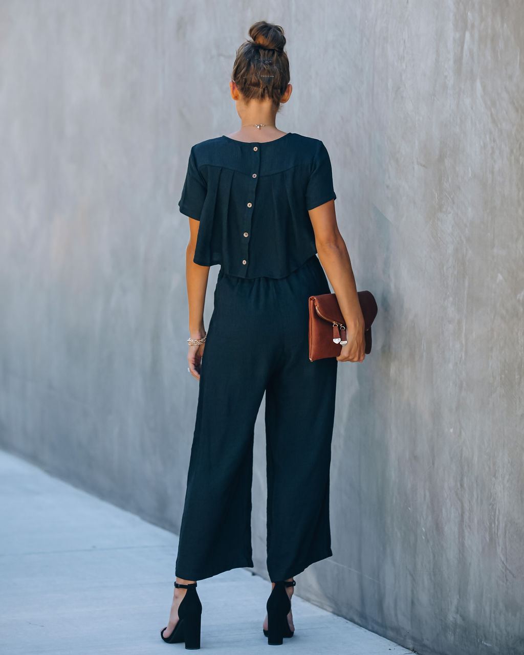 First Class Pocketed Jumpsuit - Black Ins Street