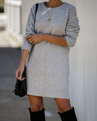 Smoky Mountain Sweater Dress - Grey Ins Street