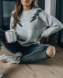 You And I Collide Knit Sweater Ins Street