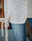 Sealed With A Bow Chunky Knit Sweater - Ivory Ins Street