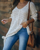 Sealed With A Bow Chunky Knit Sweater - Ivory Ins Street