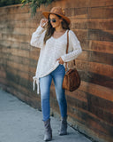 Sealed With A Bow Chunky Knit Sweater - Ivory Ins Street