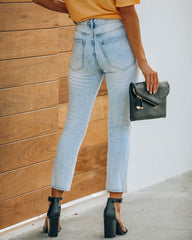 Lennon Distressed High Rise Denim Ins Street