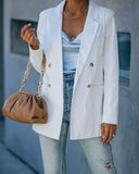 Palmilla Cotton Pocketed Blazer Ins Street