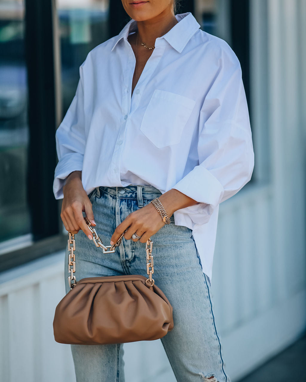 Surplus Cotton Collared Button Down Top Ins Street