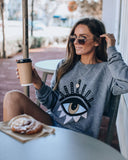 Evil Eye French Terry Pullover Ins Street