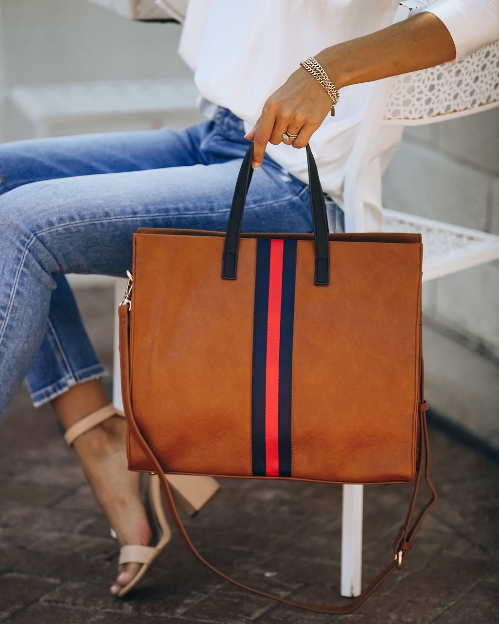 Royce Tote Bag - Tan Ins Street