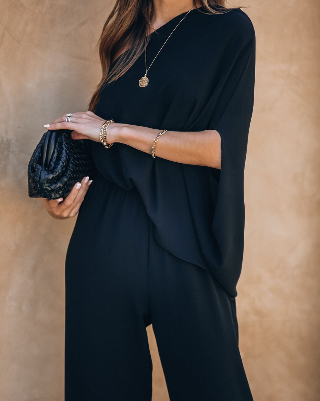 Recipe For Success One Shoulder Jumpsuit - Black Ins Street