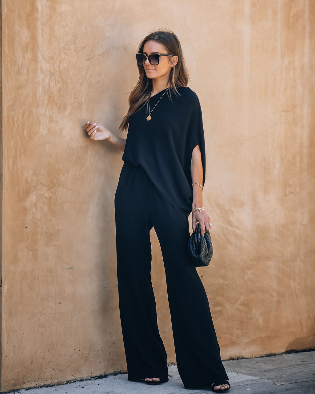 Recipe For Success One Shoulder Jumpsuit - Black Ins Street