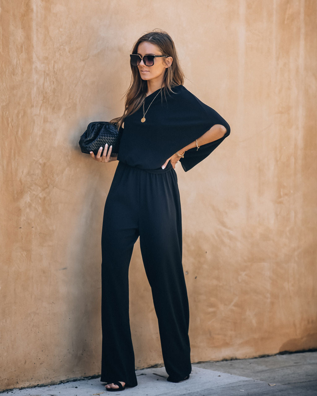 Recipe For Success One Shoulder Jumpsuit - Black Ins Street