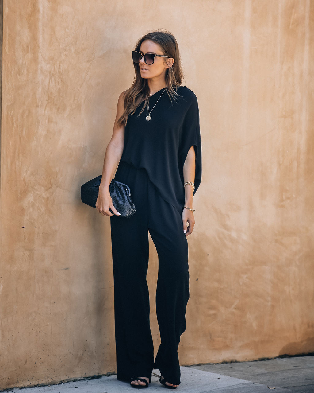 Recipe For Success One Shoulder Jumpsuit - Black Ins Street